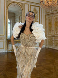 Arabella - Celestial Handmade Leaves Dress